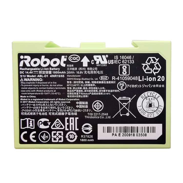 Roomba i8 - Batería para iRobot Roomba e5 e6 i3 i4 i6 i7+