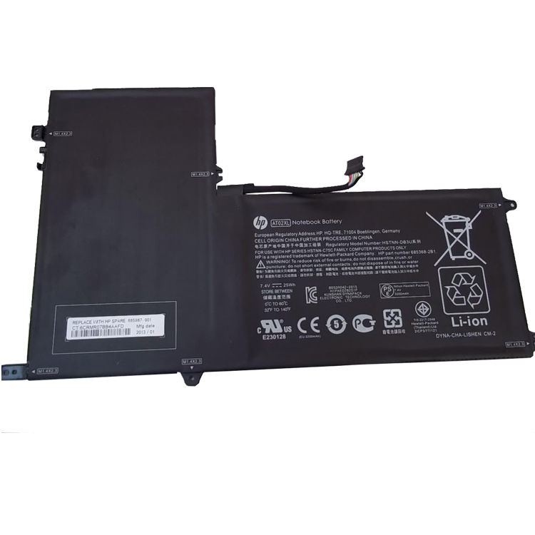HP AT02025XL batería