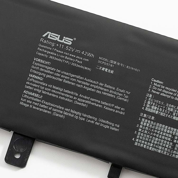 ASUS X505BP-EJ253T batería