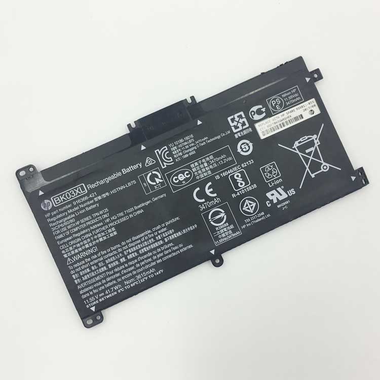 BK03XL,HSTNN-UB7G,TPN-W125 Baterías