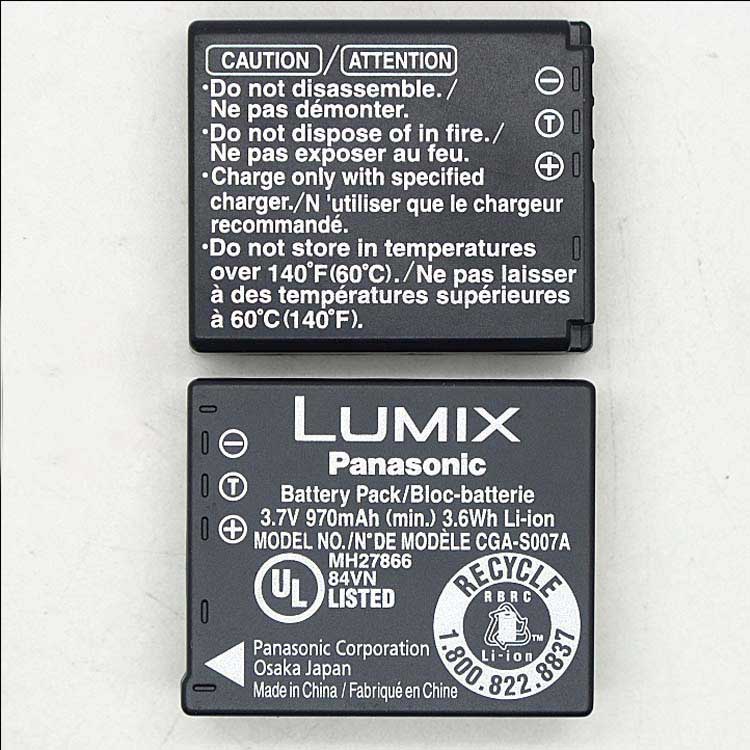 PANASONIC CGR-S007E/1B batería