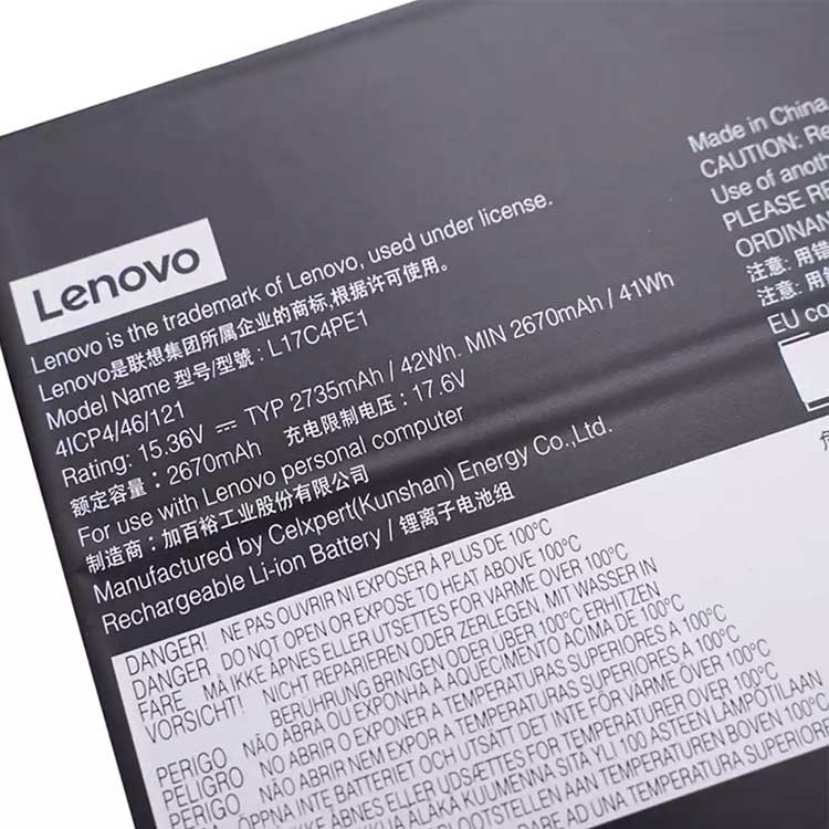 LENOVO L17C4PE1 batería