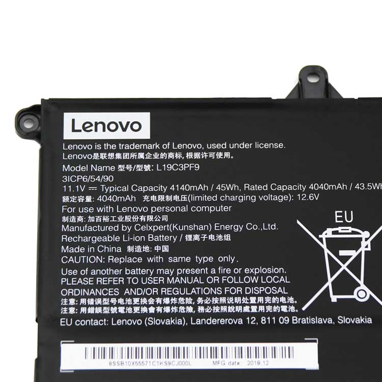 Lenovo ThinkBook 15-IIL batería