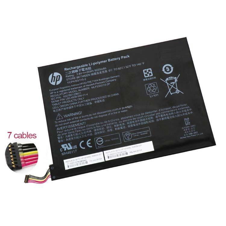 HP Pavilion x2 10 batería