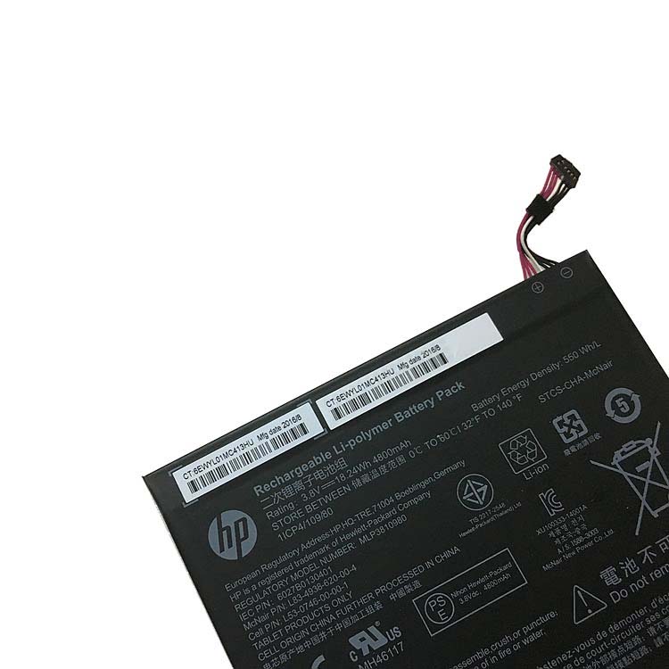 HP MLP3810980 batería