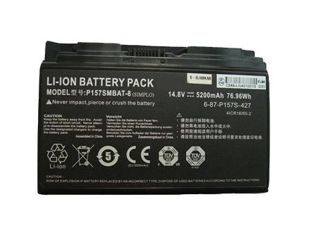 Clevo P177SM serie batería