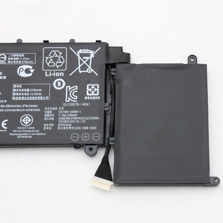 HP HSTNN-DB6R-1 batería