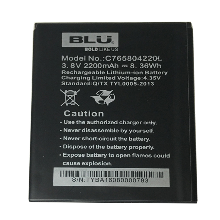 BLU C765804220L batería